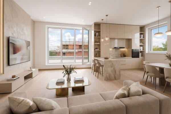 2 bedroom with open-plan kitchen flat for sale, 84 m², Generála Selnera, Kladno 2 bedroom with open-plan kitchen flat for sale, 84 m², Generála Selnera, Kladno