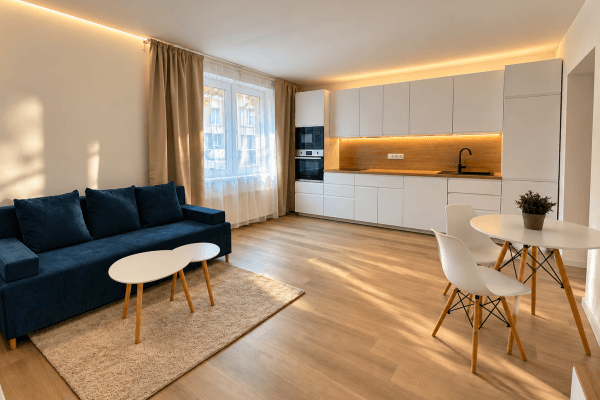 2 bedroom with open-plan kitchen flat to rent, 73 m², Danielova, Praha 2 bedroom with open-plan kitchen flat to rent, 73 m², Danielova, Praha