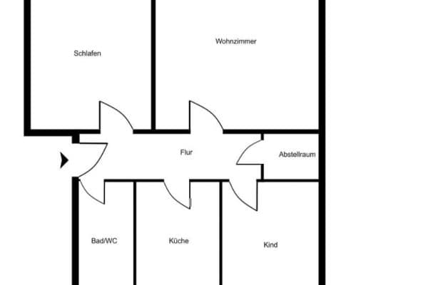 3 bedroom flat for sale, 62 m², Düsseldorfer Straße 4, Bremen, Bremen 3 bedroom flat for sale, 62 m², Düsseldorfer Straße 4, Bremen, Bremen