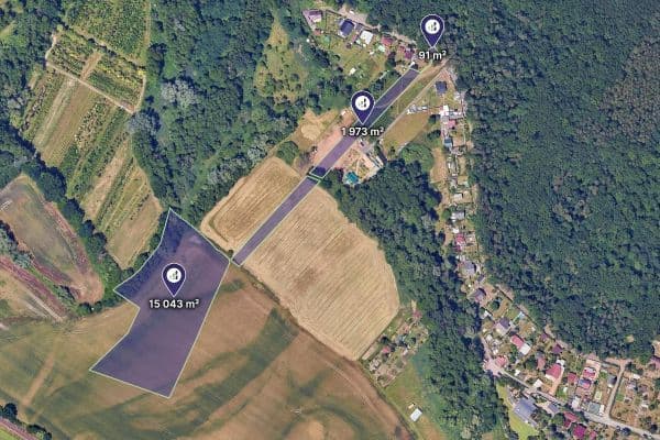 plot for sale, 2,746 m², Hradec Králové plot for sale, 2,746 m², Hradec Králové