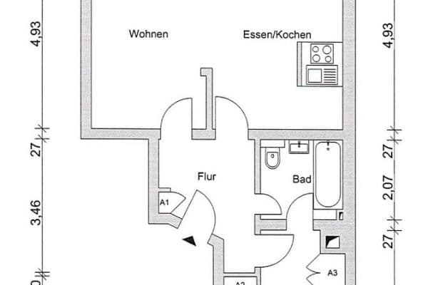 1 bedroom with open-plan kitchen flat for sale, 54 m², Frankfurt, Hesse 1 bedroom with open-plan kitchen flat for sale, 54 m², Frankfurt, Hesse