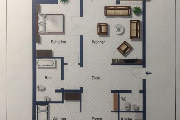 3 bedroom flat to rent, 104 m², Adolfstraße 121, Lahnstein 3 bedroom flat to rent, 104 m², Adolfstraße 121, Lahnstein