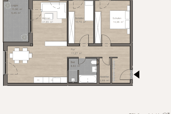 3 bedroom flat for sale, 90 m², Ljuba-Senderowna Str. 11, Kassel, Hesse 3 bedroom flat for sale, 90 m², Ljuba-Senderowna Str. 11, Kassel, Hesse