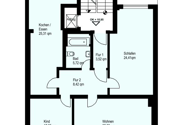 3 bedroom flat to rent, 120 m², F1/4, Mannheim 3 bedroom flat to rent, 120 m², F1/4, Mannheim
