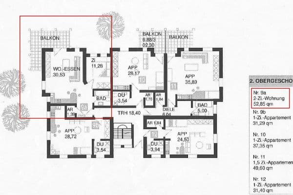 2 bedroom flat to rent, 53 m², Laupheim 2 bedroom flat to rent, 53 m², Laupheim