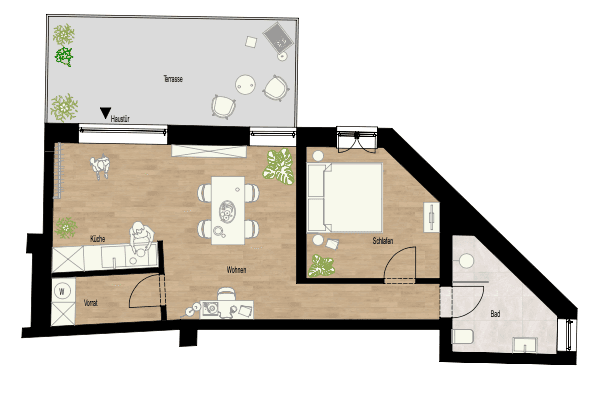 2 bedroom flat to rent, 44 m², Bahnhofstrasse 52, Mörlenbach-Weiher 2 bedroom flat to rent, 44 m², Bahnhofstrasse 52, Mörlenbach-Weiher
