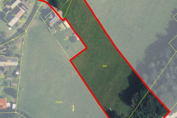plot for sale, 7,344 m², Betlém, Žamberk plot for sale, 7,344 m², Betlém, Žamberk