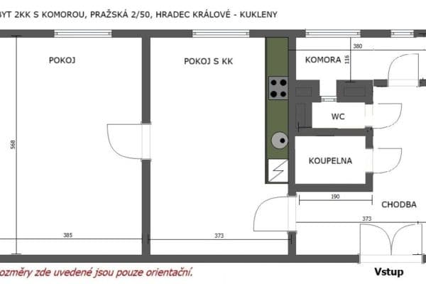 1 bedroom with open-plan kitchen flat for sale, 75 m², Pražská třída, Hradec Králové 1 bedroom with open-plan kitchen flat for sale, 75 m², Pražská třída, Hradec Králové