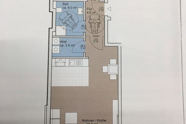 1 bedroom with open-plan kitchen flat for sale, 67 m², Am Wall 86, Bremen, Bremen 1 bedroom with open-plan kitchen flat for sale, 67 m², Am Wall 86, Bremen, Bremen