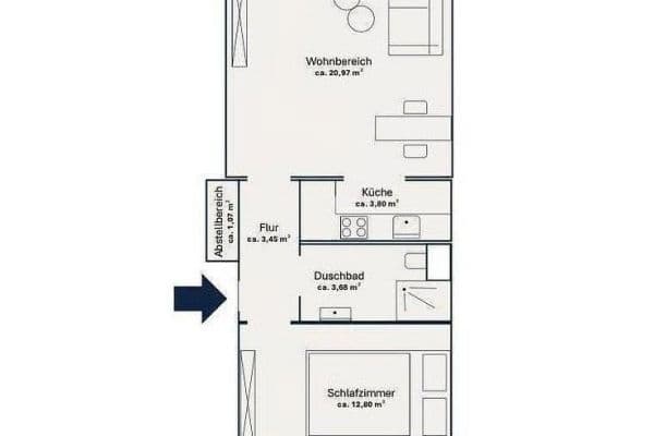 2 bedroom flat for sale, 48 m², Bad Schwartau 2 bedroom flat for sale, 48 m², Bad Schwartau