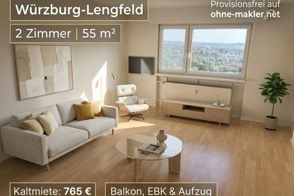 2 bedroom flat to rent, 55 m², Würzburg, Bavaria 2 bedroom flat to rent, 55 m², Würzburg, Bavaria