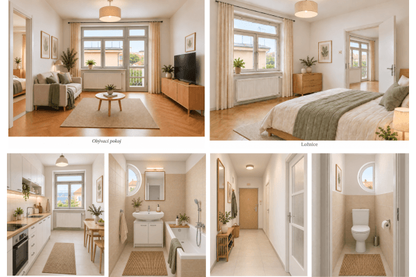 2 bedroom flat for sale, 57 m², 28. pluku, Praha 2 bedroom flat for sale, 57 m², 28. pluku, Praha