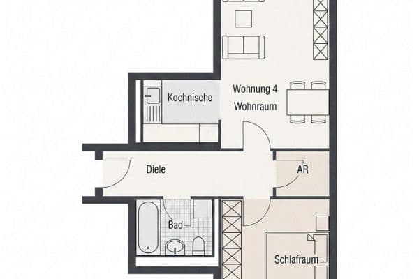 2 bedroom flat for sale, 58 m², Voltastraße 2, Berlin, Berlin 2 bedroom flat for sale, 58 m², Voltastraße 2, Berlin, Berlin