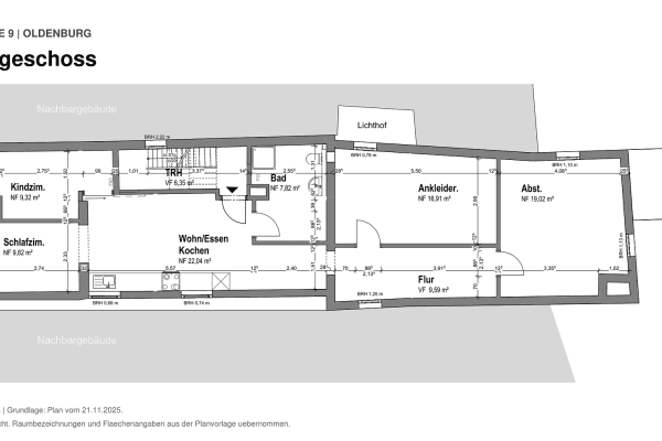 4 bedroom flat to rent, 95 m², Gaststraße 9, Oldenburg, Lower Saxony 4 bedroom flat to rent, 95 m², Gaststraße 9, Oldenburg, Lower Saxony