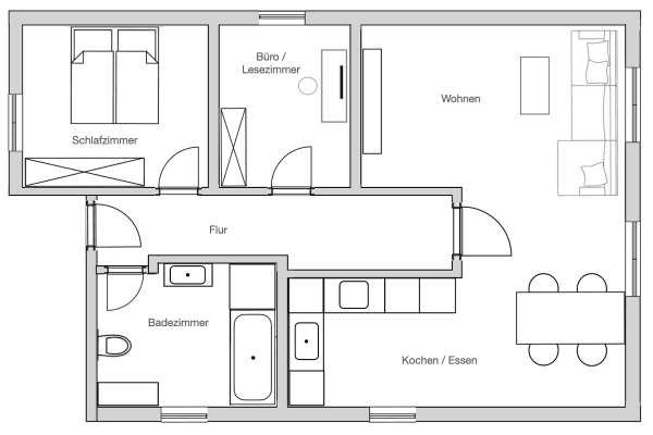 3 bedroom flat to rent, 78 m², Tegernheim 3 bedroom flat to rent, 78 m², Tegernheim