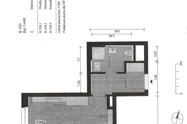 Studio flat for sale, 37 m², Benkova, Praha Studio flat for sale, 37 m², Benkova, Praha