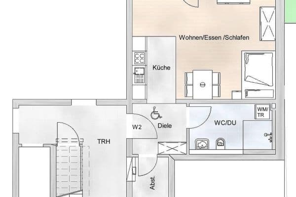 1 bedroom flat to rent, 45 m², Glöcklehofweg 24, Bad Krozingen 1 bedroom flat to rent, 45 m², Glöcklehofweg 24, Bad Krozingen