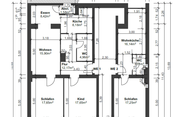 2 bedroom with open-plan kitchen flat to rent, 97 m², Feldherrnstraße 7, Dortmund 2 bedroom with open-plan kitchen flat to rent, 97 m², Feldherrnstraße 7, Dortmund