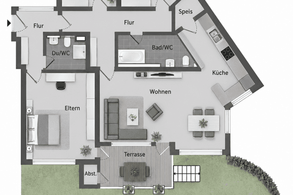 3 bedroom with open-plan kitchen flat for sale, 141 m², Böblingen 3 bedroom with open-plan kitchen flat for sale, 141 m², Böblingen