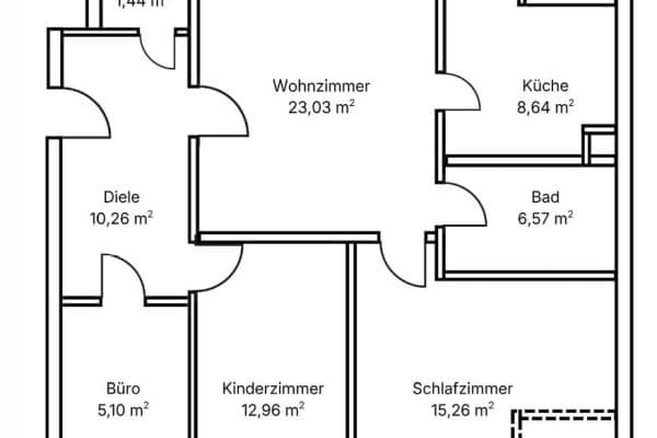 4 bedroom flat to rent, 84 m², Hohenzollernstraße, Koblenz, Rhineland-Palatinate 4 bedroom flat to rent, 84 m², Hohenzollernstraße, Koblenz, Rhineland-Palatinate