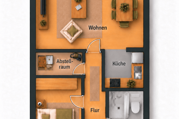 2 bedroom flat to rent, 51 m², Bremen, Bremen 2 bedroom flat to rent, 51 m², Bremen, Bremen