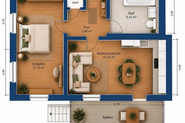 2 bedroom flat to rent, 55 m², Berlin 2 bedroom flat to rent, 55 m², Berlin