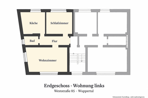 2 bedroom flat to rent, 69 m², Weststraße 85, Wuppertal, North Rhine-Westphalia 2 bedroom flat to rent, 69 m², Weststraße 85, Wuppertal, North Rhine-Westphalia