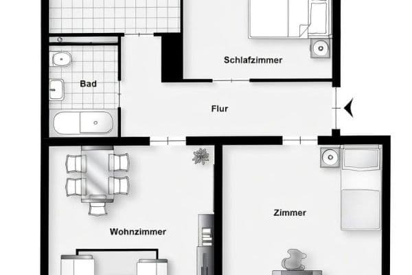 3 bedroom flat for sale, 67 m², Ludwigstraße 54, Neu-Ulm, Bavaria 3 bedroom flat for sale, 67 m², Ludwigstraße 54, Neu-Ulm, Bavaria