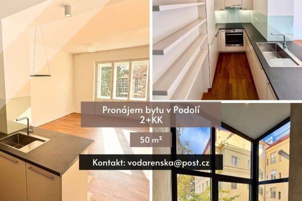 1 bedroom with open-plan kitchen flat to rent, 50 m², Vodárenská, Praha 1 bedroom with open-plan kitchen flat to rent, 50 m², Vodárenská, Praha
