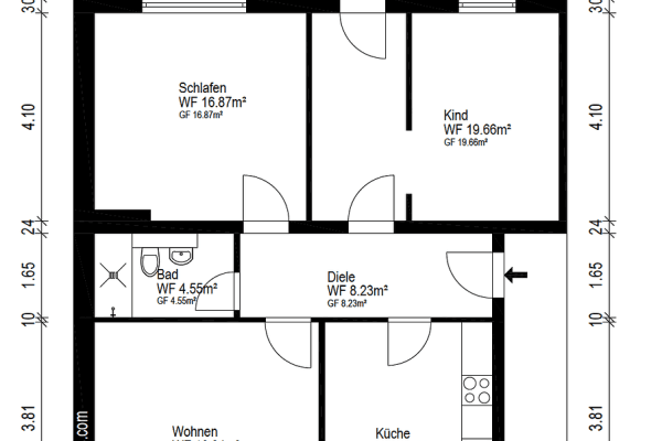 3 bedroom flat to rent, 84 m², Mallinckrodtplatz 10, Essen 3 bedroom flat to rent, 84 m², Mallinckrodtplatz 10, Essen