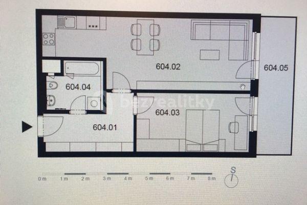 1 bedroom with open-plan kitchen flat to rent, 60 m², Zvěřinova, Hlavní město Praha
