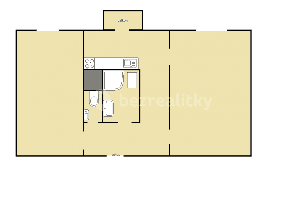 2 bedroom flat to rent, 56 m², Na Chodovci, Praha 2 bedroom flat to rent, 56 m², Na Chodovci, Praha