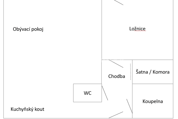 1 bedroom with open-plan kitchen flat to rent, 62 m², Na Vlnovce, Ústí nad Labem 1 bedroom with open-plan kitchen flat to rent, 62 m², Na Vlnovce, Ústí nad Labem