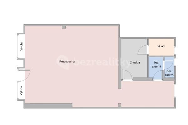 office to rent, 80 m², nám. Budovatelů, 