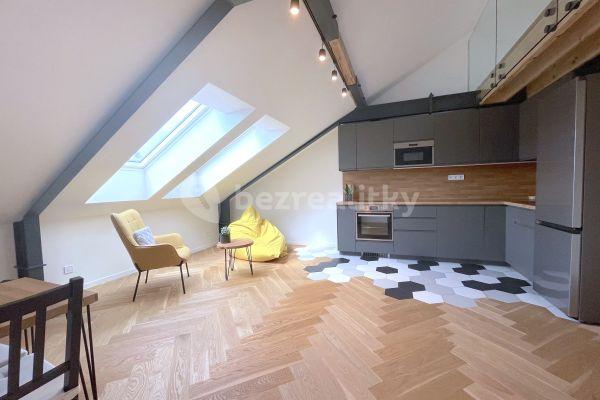 1 bedroom with open-plan kitchen flat to rent, 72 m², Údolní, Brno