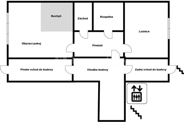 1 bedroom with open-plan kitchen flat to rent, 55 m², Prague, Prague