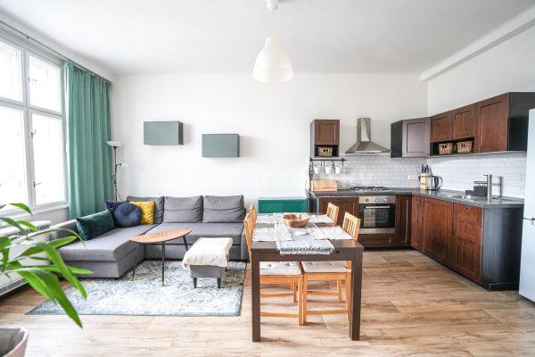 1 bedroom with open-plan kitchen flat to rent, 58 m², Přístavní, 