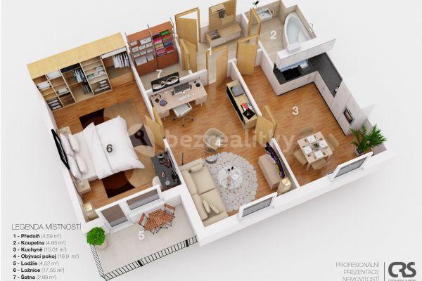 2 bedroom flat to rent, 75 m², Oranžová, Chrášťany, Středočeský Region