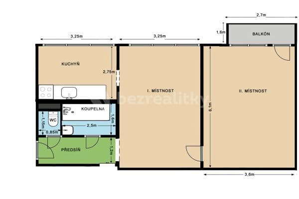 2 bedroom flat to rent, 63 m², Havlíčkova, Mladá Boleslav