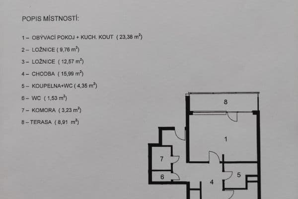 2 bedroom with open-plan kitchen flat to rent, 80 m², Teplická, Praha 2 bedroom with open-plan kitchen flat to rent, 80 m², Teplická, Praha