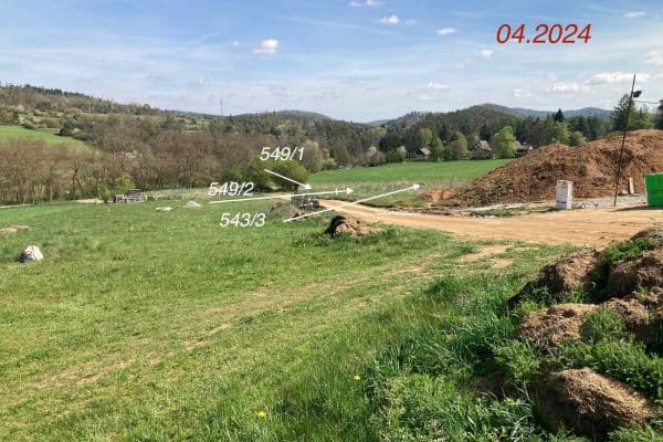 plot for sale, 807 m², Županovice