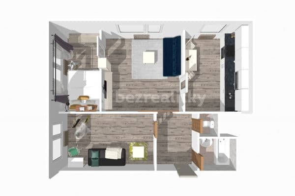 3 bedroom flat for sale, 60 m², Boženy Němcové, Jablonec nad Nisou