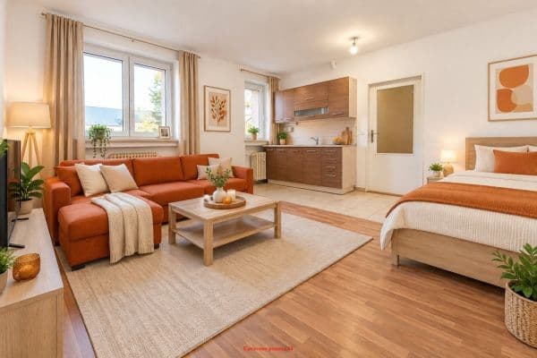 Studio flat to rent, 27 m², Gabriely Preissové, Karviná-Nové Město Studio flat to rent, 27 m², Gabriely Preissové, Karviná-Nové Město