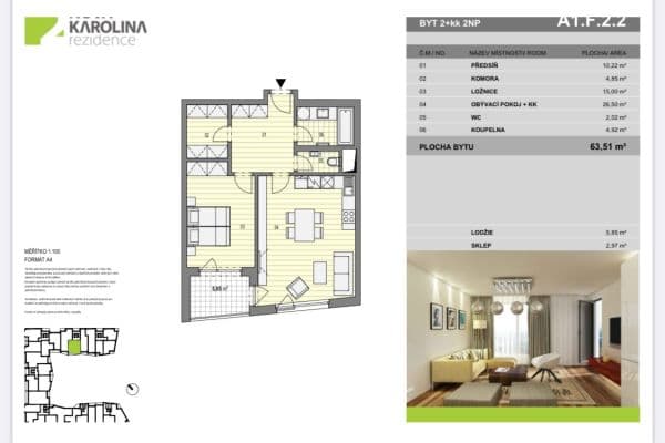 1 bedroom with open-plan kitchen flat to rent, 63 m², Důlní, Ostrava, Moravskoslezský Region 1 bedroom with open-plan kitchen flat to rent, 63 m², Důlní, Ostrava, Moravskoslezský Region