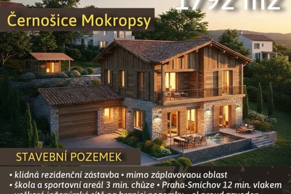plot for sale, 1,792 m², Pardubická, Černošice plot for sale, 1,792 m², Pardubická, Černošice
