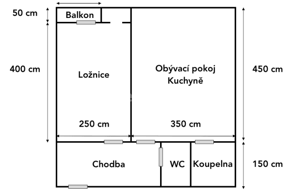 1 bedroom with open-plan kitchen flat to rent, 36 m², Pod Radnicí, Prague, Prague