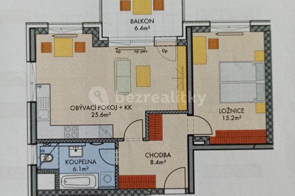 1 bedroom with open-plan kitchen flat to rent, 57 m², Pod Harfou, Hlavní město Praha