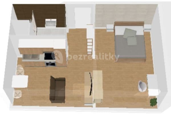 1 bedroom with open-plan kitchen flat to rent, 36 m², Jižní, Česká Lípa