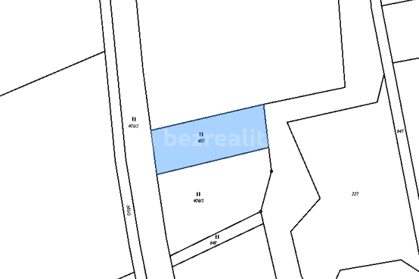 plot for sale, 1,082 m², Blazice