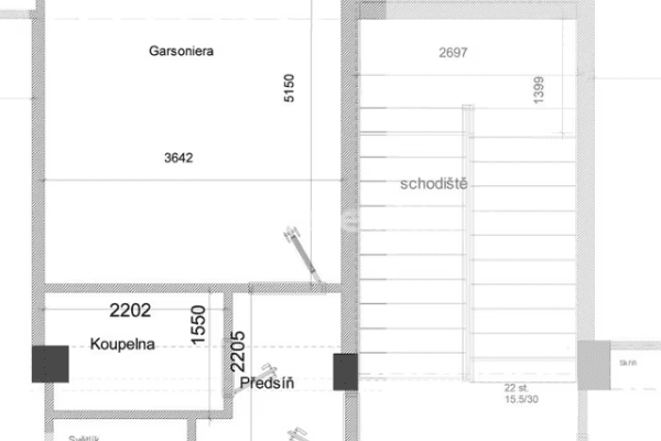 Small studio flat to rent, 28 m², Heřmanova, Praha Small studio flat to rent, 28 m², Heřmanova, Praha